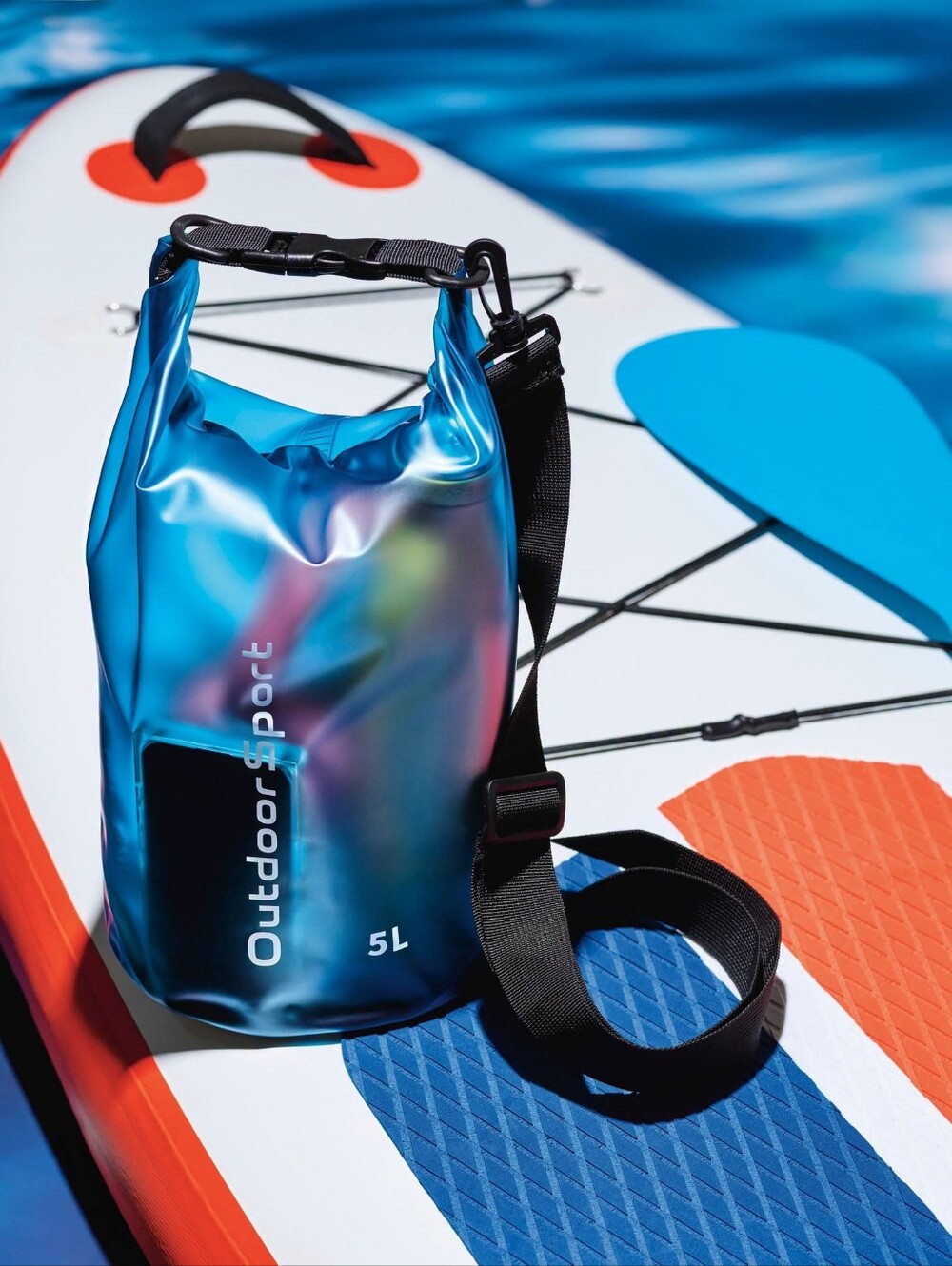 Embrace Earth's Element Outdoor Sport 5L Blue Dry Bag Summer Brand New